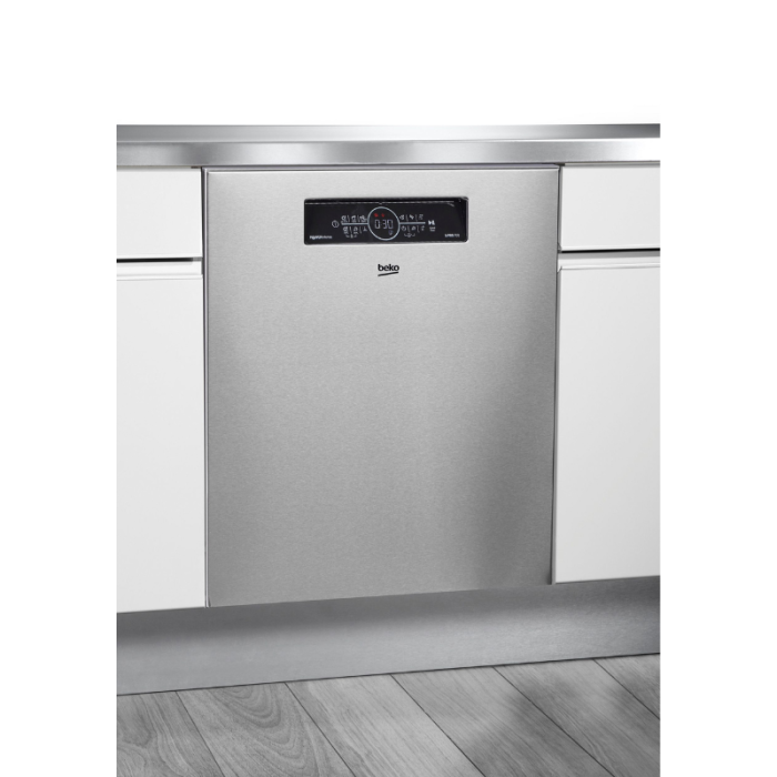 BEKO Ugradbena perilica posuđa BDDN36462XP 8,5 l, 14 mjesta za jelo, Vrlo tiho s razinom buke do 38 dB - Slika 4