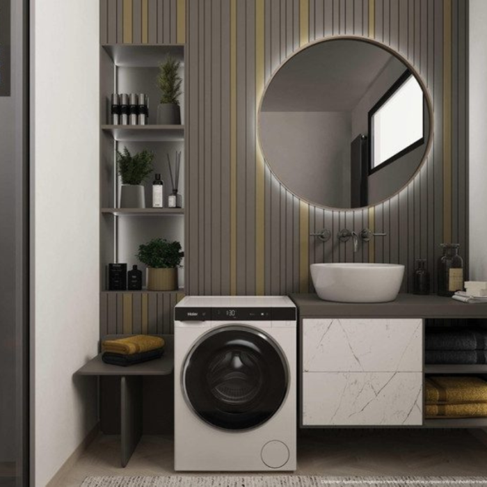 HAIER Perilica-sušilica rublja Mini perilica rublja HWD50-BP12307U1 posebno kompaktne dimenzije (70 cm visine, 51 cm širine) - Slika 8