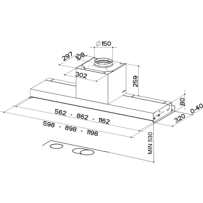 Napa Faber In-Nova Premium BK M A60 305.0625.239 - Slika 2