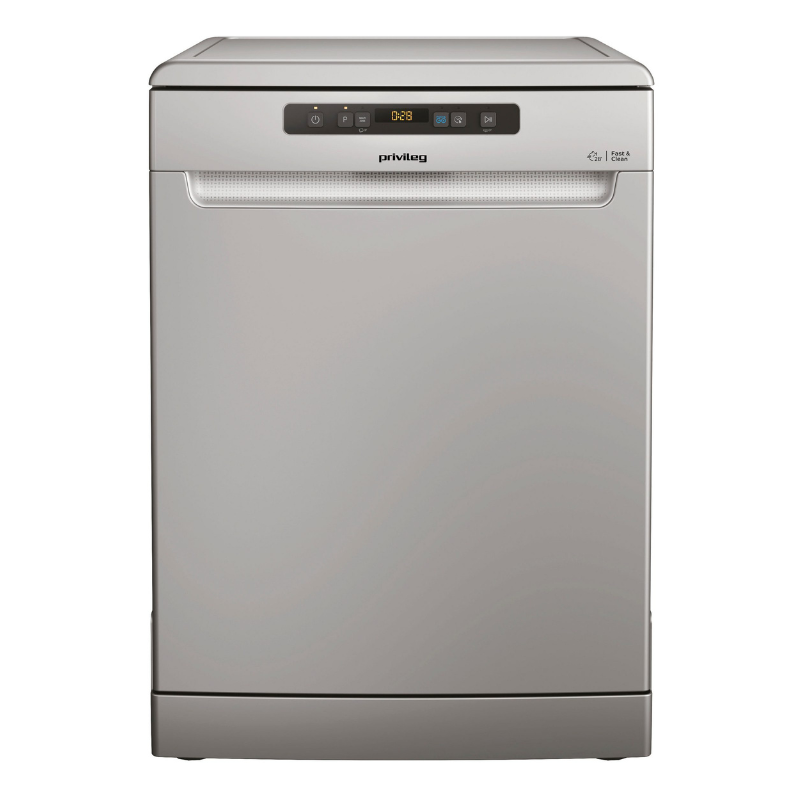 Bez naslova (800 x 800 piks.) (4) PRIVILEG Samostojeća perilica posuđa P0F ECO D551 S 14 mjesta za pranje posuđa, Fast&Clean 28' – učinkovit program čišćenja za manje od 28 minuta - Slika 1