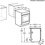AEG Električni samostojeći štednjak CCB5440CBW, 50 cm širina - Slika 4